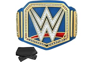 KTSTORE wwe Universal Championship Title Belt Metallic Sideplates Adjustable Strap with Protector bag(Adults Size)