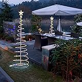 Yescom 6ft LED Spiral Christmas Tree Light 182 LEDs