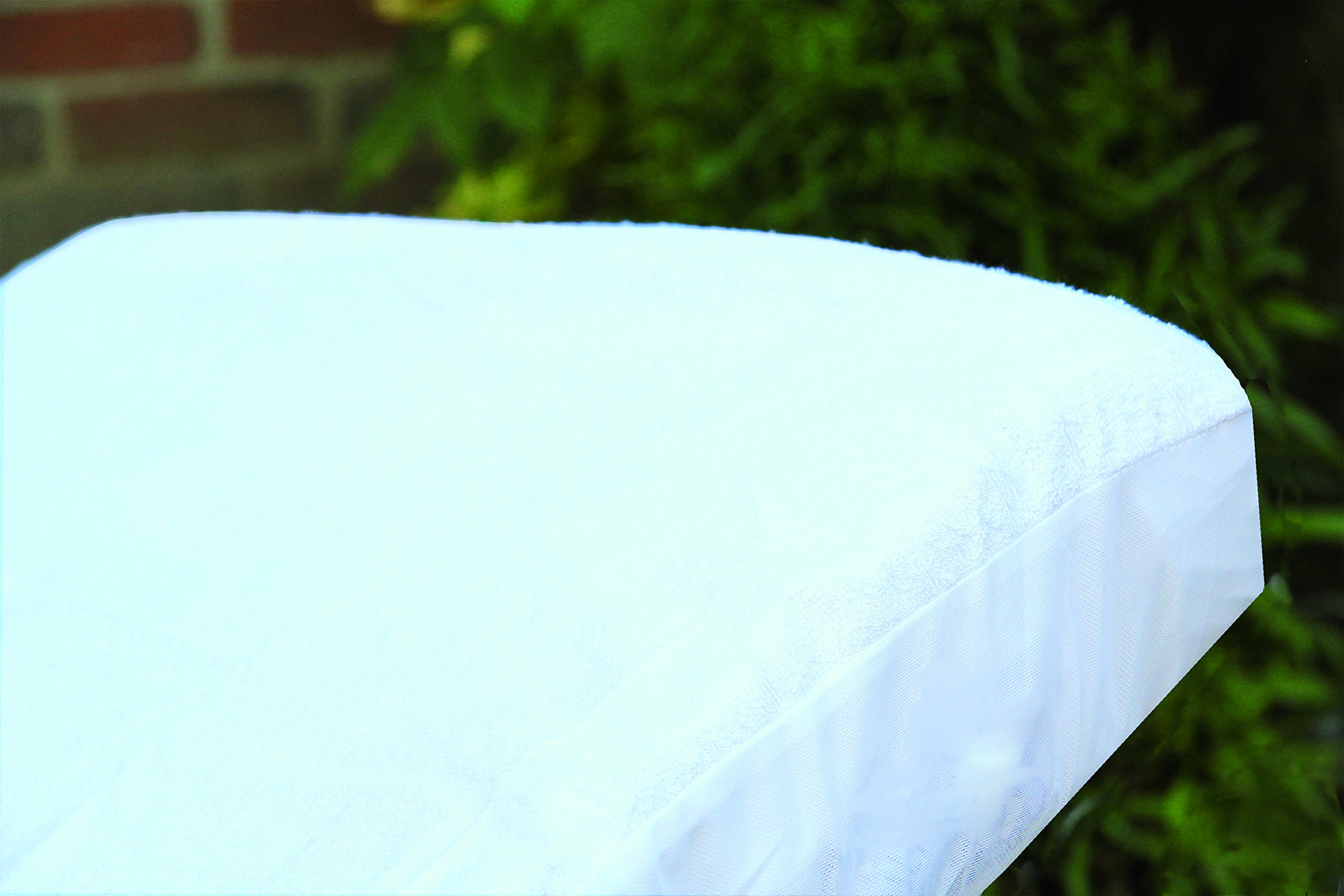 PMP Bamboo Mattress Protector White