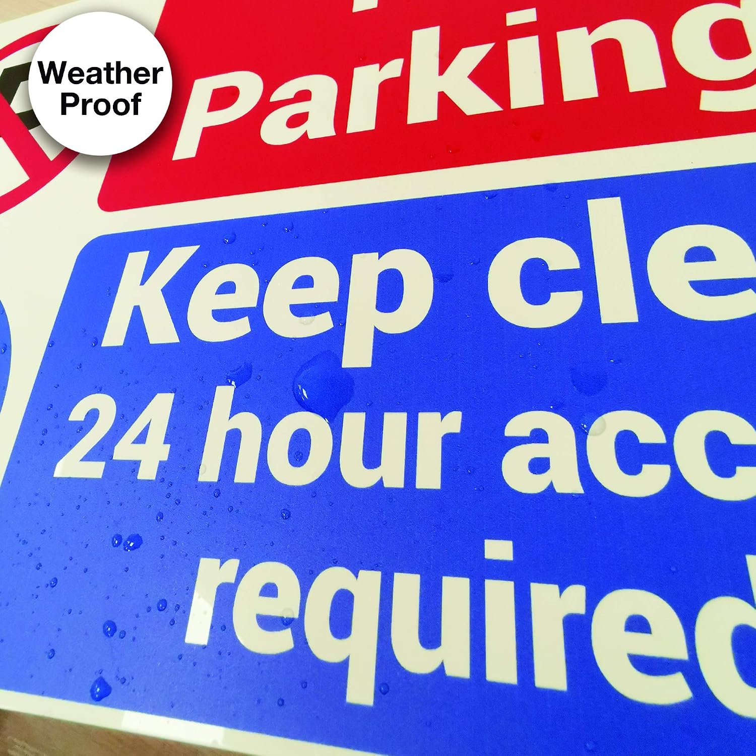 LP Lifestyle No Parking Keep Clear Sign - Image 5