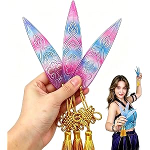 SEBBEEUESEN KPops Darts for Zoey's Costume - Halloween Dagger Props Accessories for Anime Merch Cosplay Weapon Party Set of 3