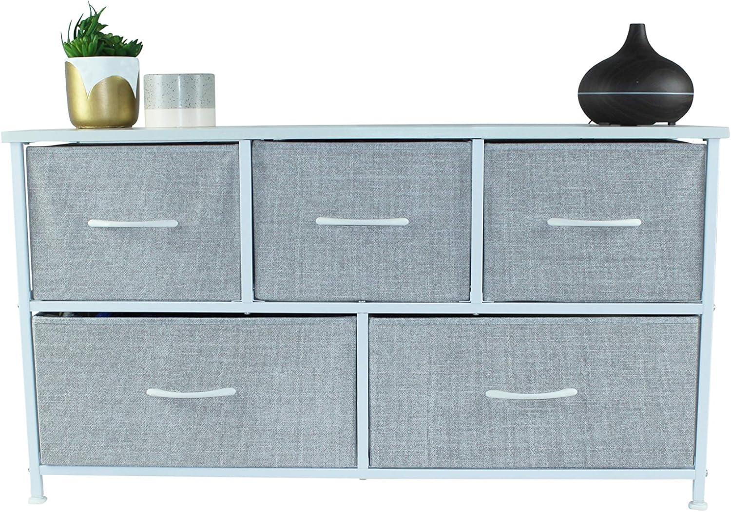 dresser in closet nursery