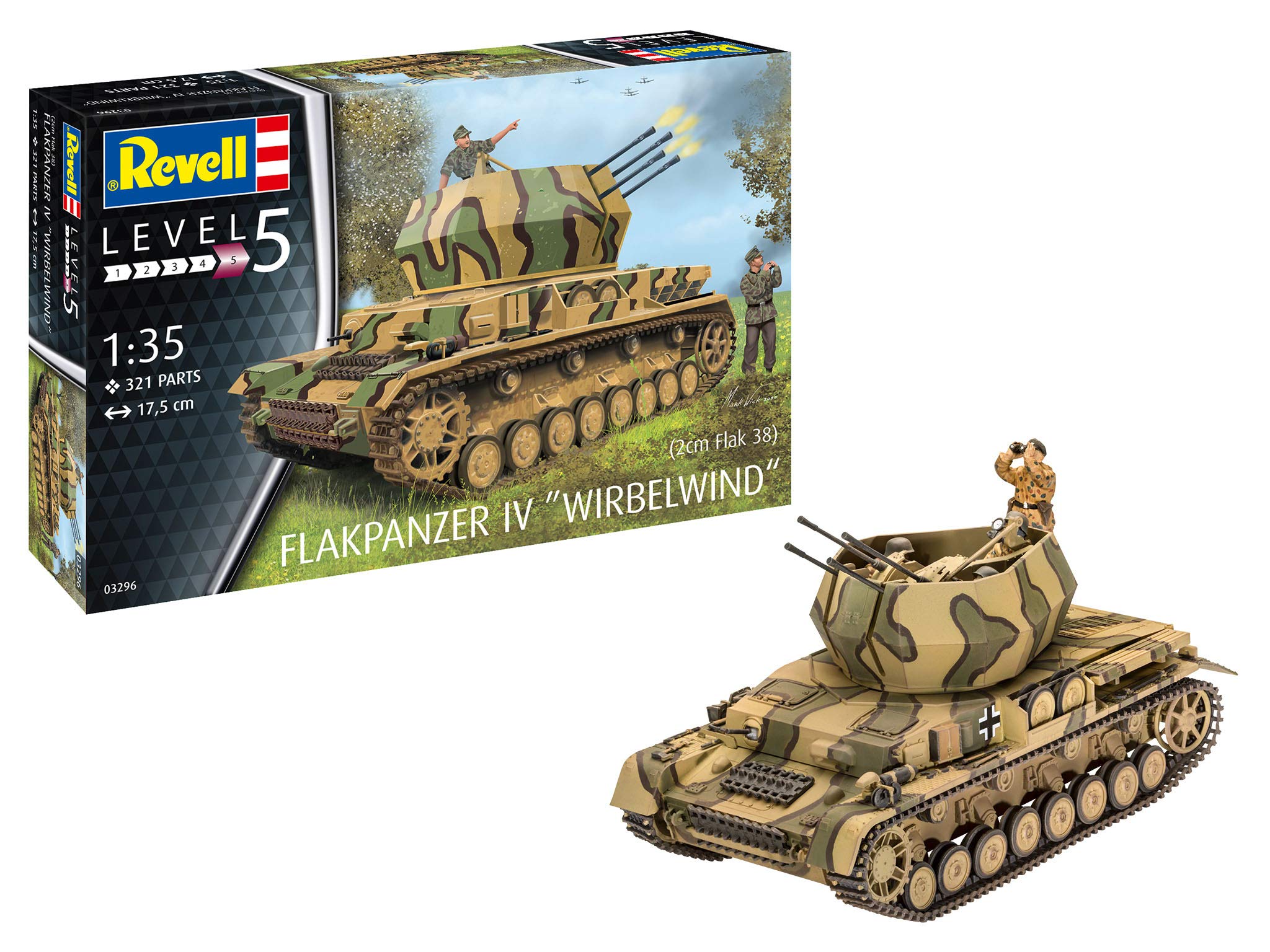 Revell RV03296 Flakpanzer IV Wirbelwind 1:35 Model kit