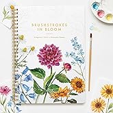 Beautiful Watercolor Workbook for Beginners - Relaxing & Easy to Paint Water Coloring Book with Floral Designs on Premium Paper - Perfect for Gifting to Spark Creativity & Joy for Adults