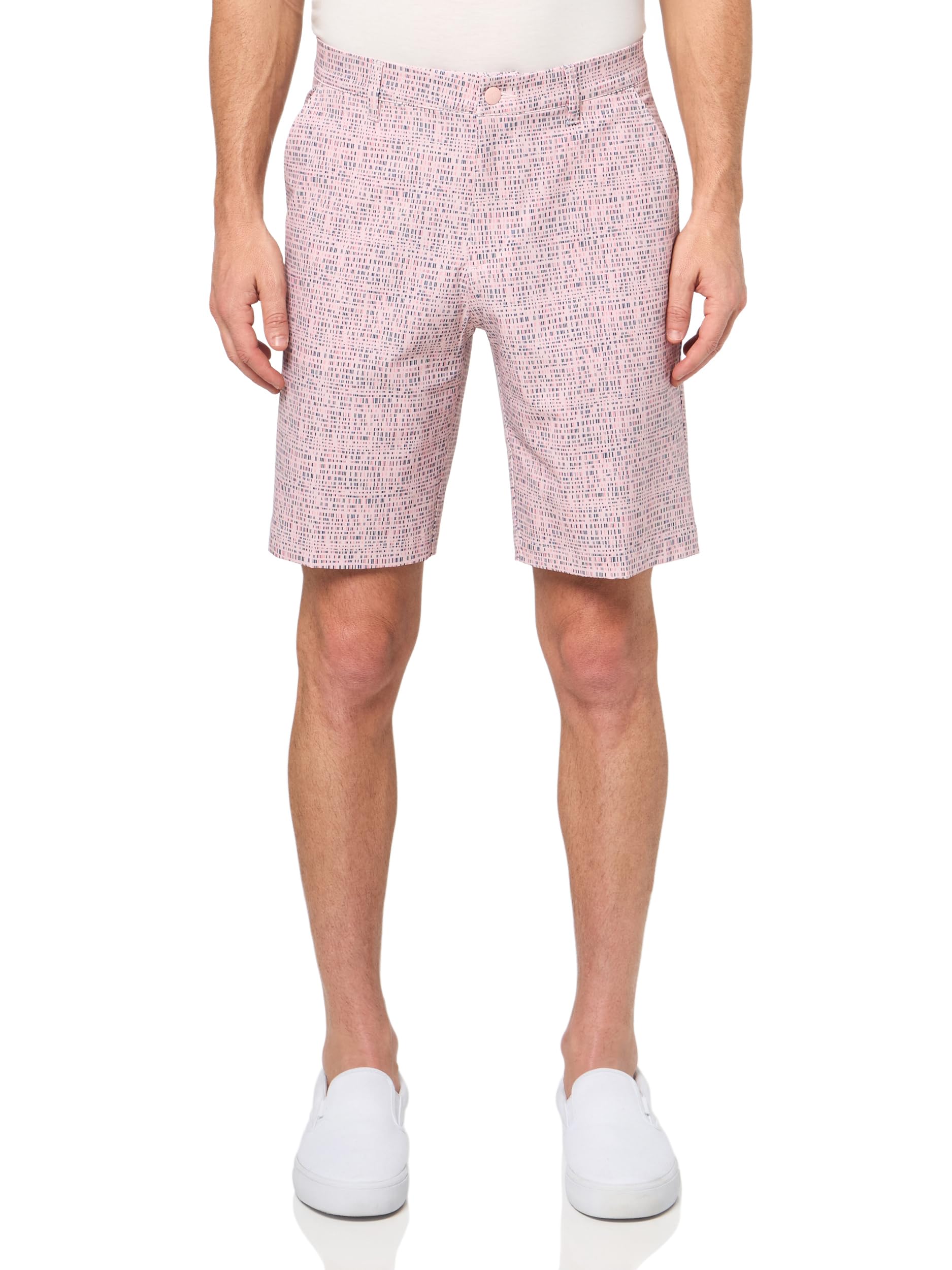 adidas Men’s Ultimate365 Printed Golf Short, Sandy Pink