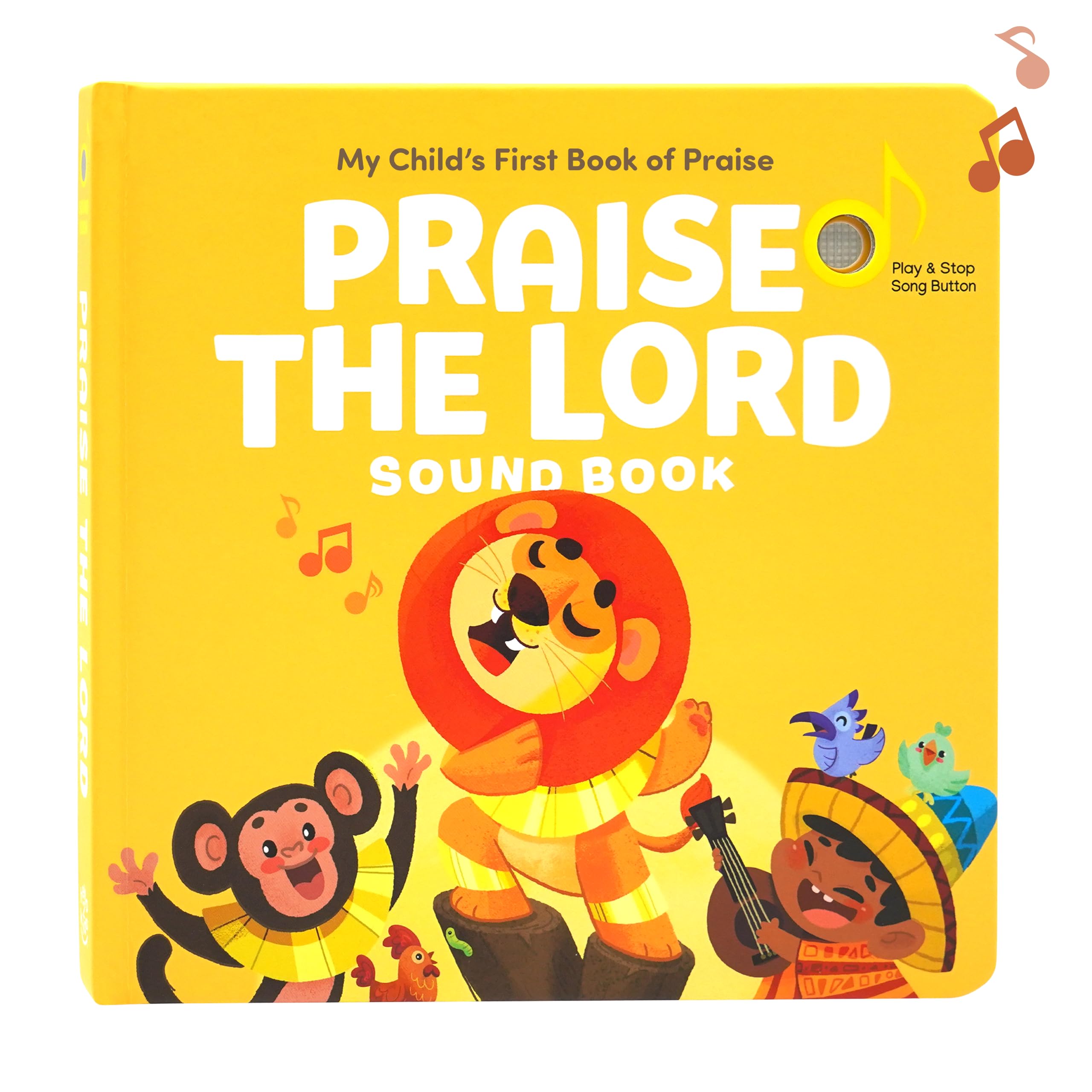 Photo 1 of Praise The Lord Christian Sound Books for Kids - 6 Bible Songs for Toddlers – Christian Easter Gifts for Kids, Baby Books & Toys for Kids - Easter Basket Essentials, Baptism, Christening Baby Gifts