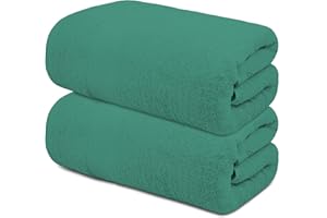 Softolle 100% Cotton Luxury Bath Sheets - 35" x 70" - 600 GSM Cotton Towels for Bathroom - Set of 2 Super Soft, Highly Absorbent Bath Sheet (Dusty Green, Bath Sheets (35”x70”) Pack of 2)