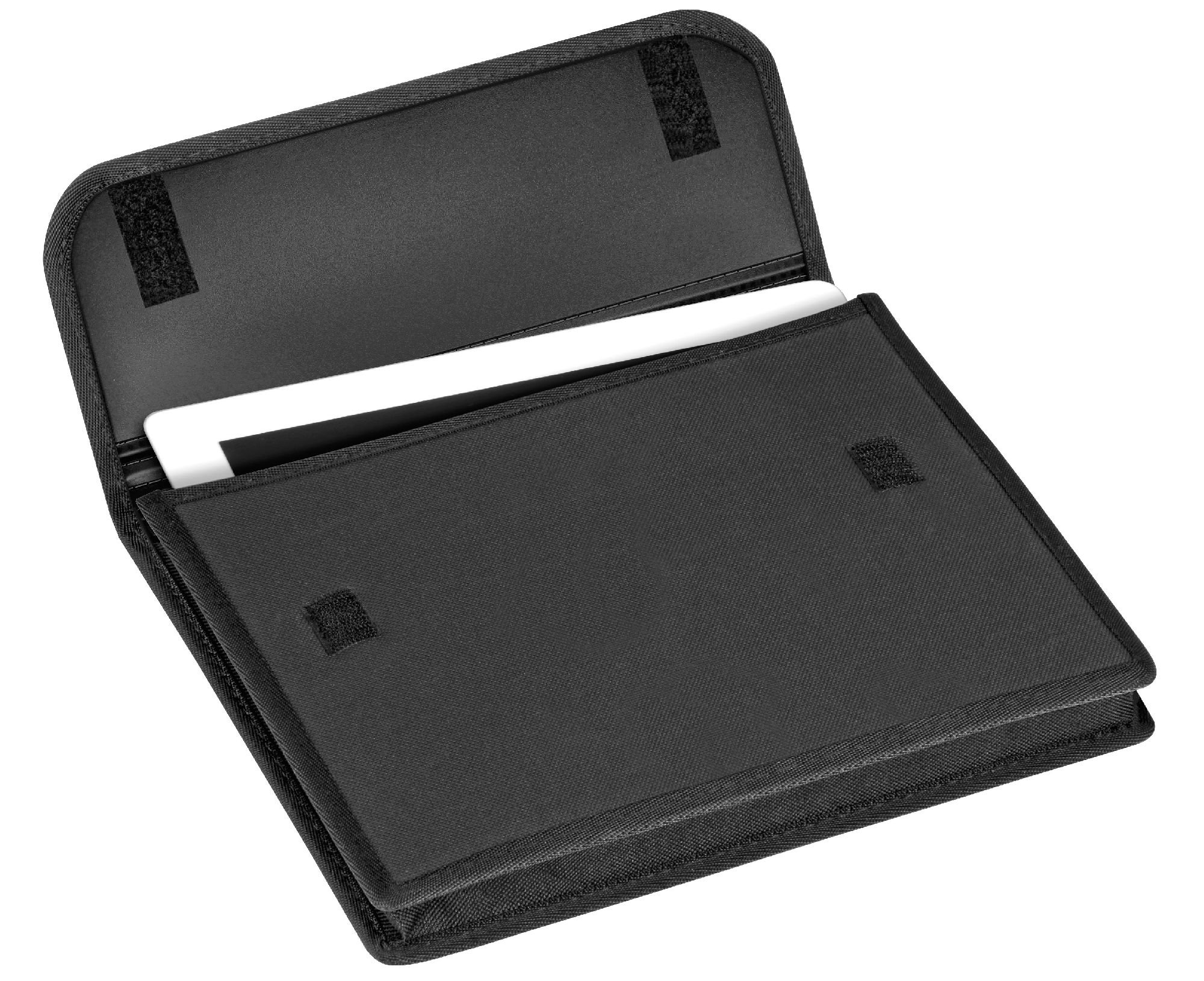 Veloflex 1450880 Collection Box Velobag Pad A5 Horizontal Made of Textile 20 mm Fill Level Black