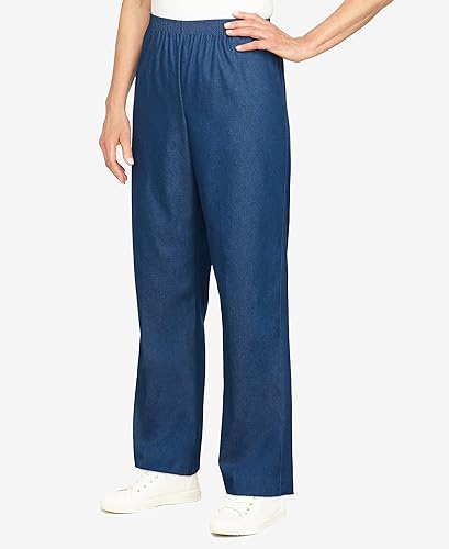 Elastic Waistband Alfred Dunner Denim Pants Alfred Dunner Women'S