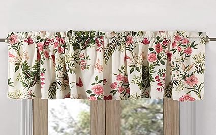 Greenland Home Butterflies Window Valance, Multicolor