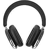 SUNJOM Freepods 120H Playtime Bluetooth ANC/ENC Pro-Level Active Noise Cancelling Over-Ear Headphones Wireless, Headphones with Built-in Microphone Type-C Charging for Call Travel Sports Gym (Black)