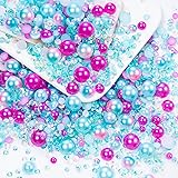 60g Mermaid Pearls Rhinestones for Crafts Mixed