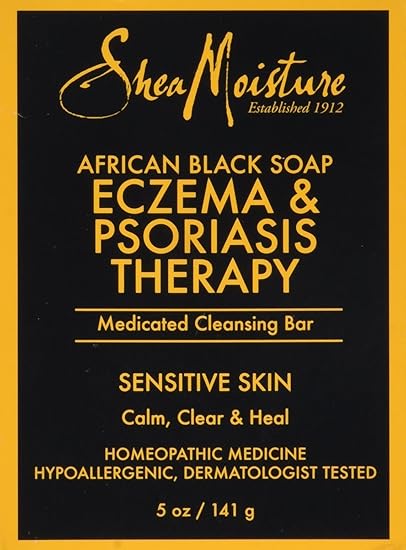 shea moisture black soap bar