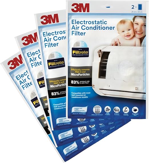 Buy 3M Anti Pollution Filter for Converting AC into Air Purifier (White