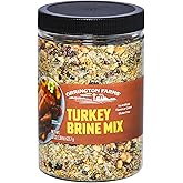 Orrington Farms Turkey Brine Mix | Savory Blend of Sea Salt, Cranberries, Sage, Juniper Berries & More | Brine Turkeys up to 25 Pounds | No Artificial Flavors or Colors | Gluten Free | 22 oz Jar