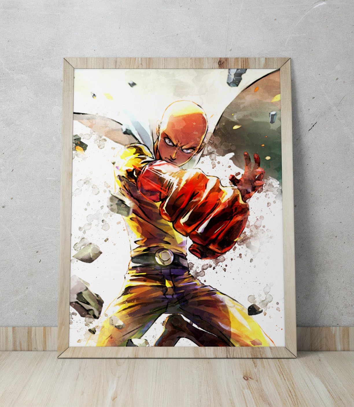 Amazon Com One Punch Man Print Saitama Print One Punch Man