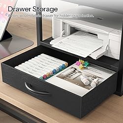 HOOBRO 2-Tier Desktop Printer Stand with