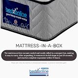 Single Mattress 190x90x16.5 cm Hypoallergenic Cooling Open Coil view 6