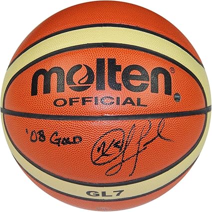 chris paul signed basketball