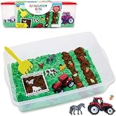 Creativity for Kids Sensory Bin: Farm| Hands-On Play with Sand, Farm Animals & Tools | Encourages Fine Motor Skills, Creativity & Calm Play (Ages 3+)