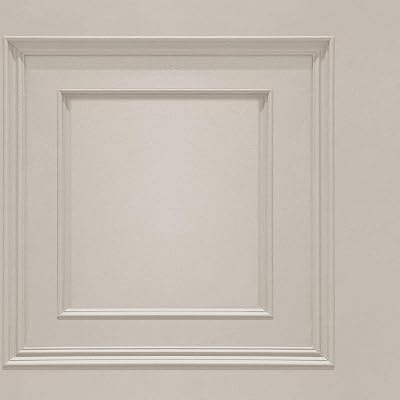 YöL Oliana Wood Panel Effect Wallpaper Cream Belgravia Decor 10m x 0.53m