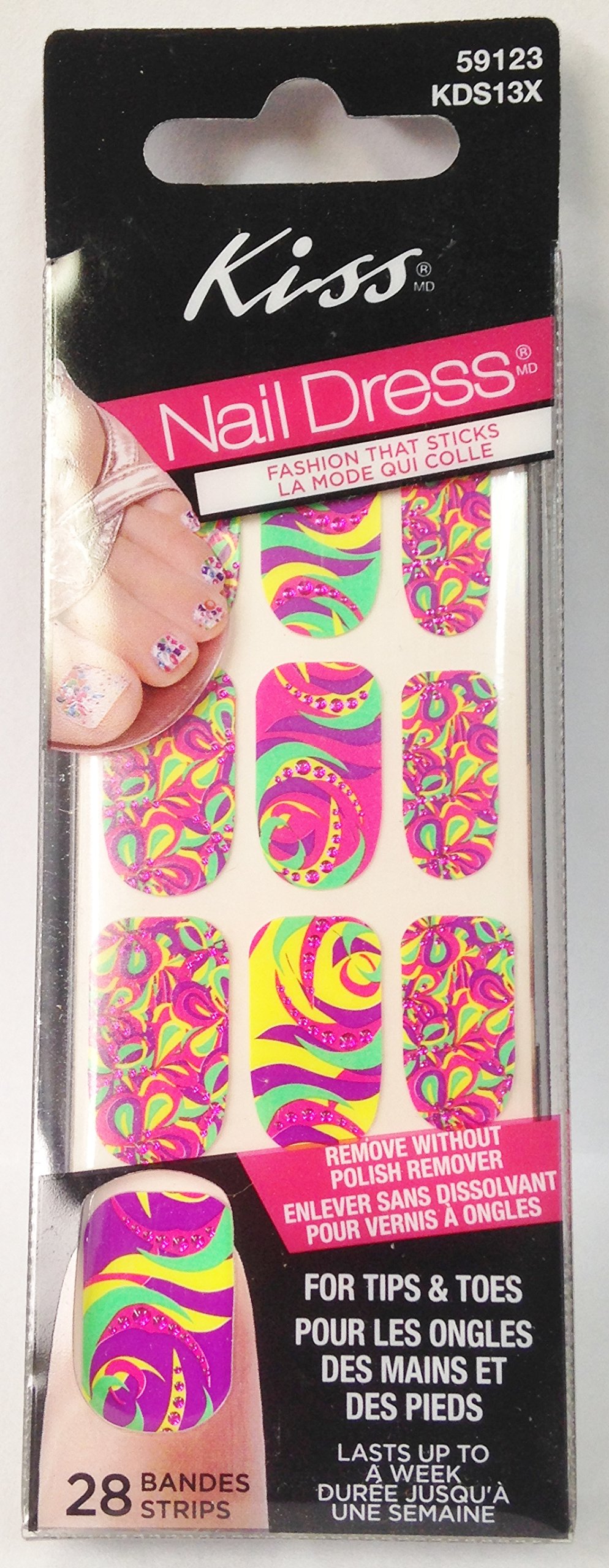 Kiss Nail Dress French or Full Nail Strips Boler (Boler