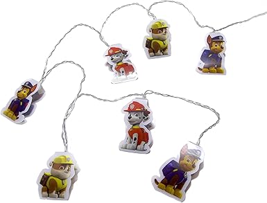 Paw Patrol string lights: Amazon.co.uk 