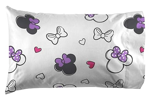 Disney Minnie Mouse Purple Love Piece Twin Bed Set Includes