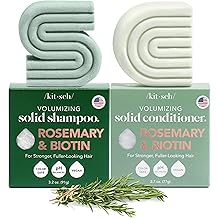 Kitsch Rosemary &amp; Biotin Shampoo and Conditioner Set for Hair Growth - Strengthening, Thickening &amp; Volumizing Shampoo and Con
