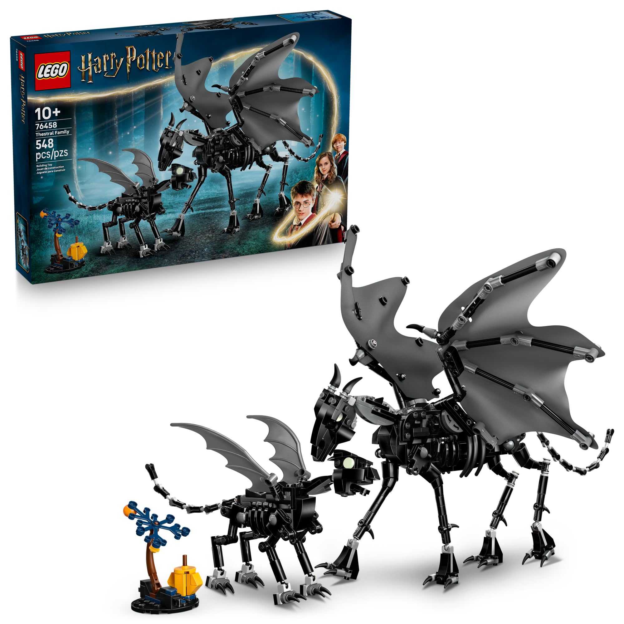 Photo 1 of
***Factory sealed***
LEGO Harry Potter Thestral Family Building Toy - Pretend Play for Kids, Boys and Girls, Ages 10+ - Collectible Harry Potter Poseable Action Figures - Gift Idea for Christmas - 76458