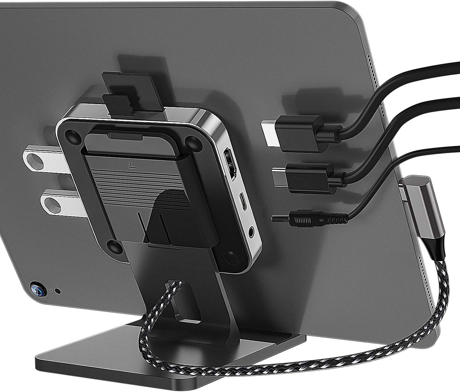 USB C Hub Stand iPad Pro, BYEASY Multiport Adapter Amazon.co.uk