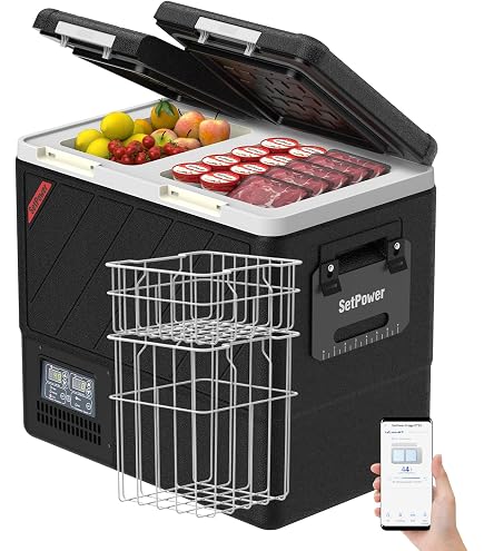 Amazon.com: Setpower DT45 Car Refrigerator 12V Portable Fridge