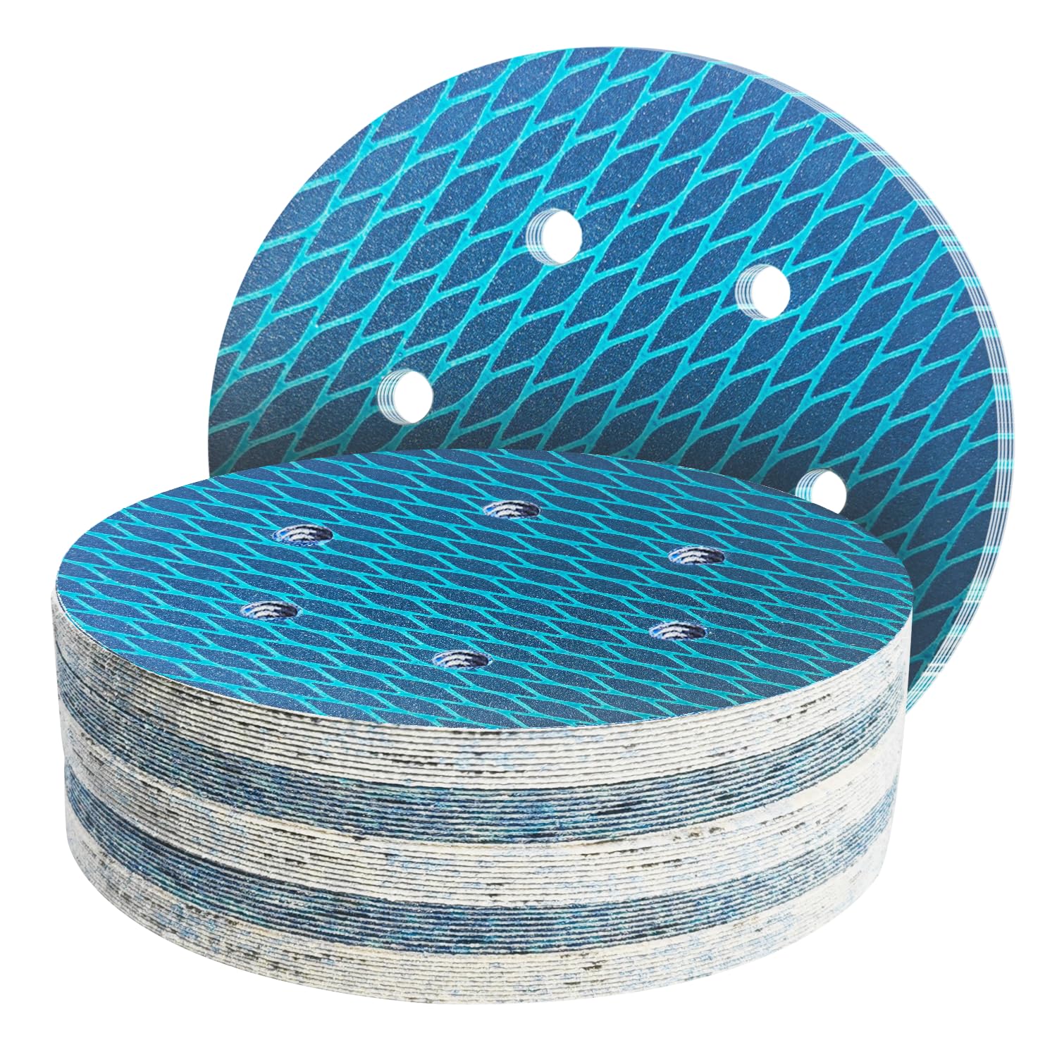 GZKTY 150mm Sanding Discs, 50 Pieces, 6 Holes, Grits 240 — image 1