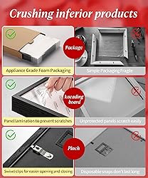 MUXIUNT 5×5 Shadow Box Picture Frame Display Cases