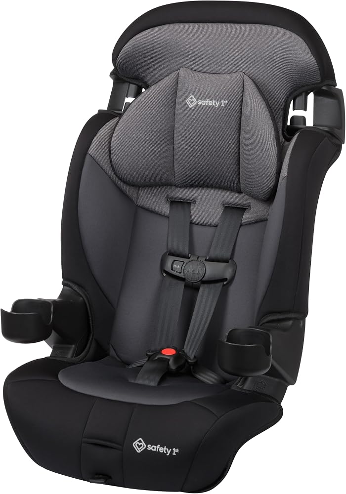 Safety 1st Grand 2-in-1 Booster Car Seat, Converts from High Back to Belt-Positioning Booster, High Back Seat for Kids 40-65,