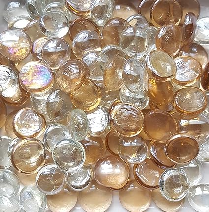 Hm 3 Lbs Bulk Glass Pebbles Flat Marbles Gem Stones Pebbles Vase
