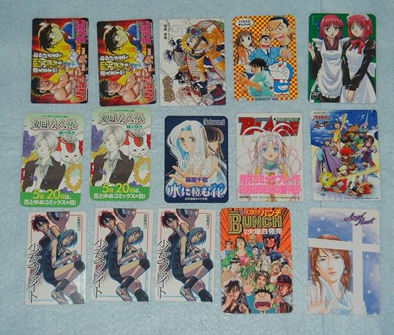 Amazon 昔のカード型 カレンダー 少女ファイト エンジェル ハート ナルト 夏目友人帳 はじめの一歩x名探偵コナン 他 2001年 2011年 アニメ 萌えグッズ 通販