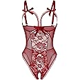 Avidlove Sexy Lingerie for Women One Piece Lace Babydoll Sleepwear Bodysuit