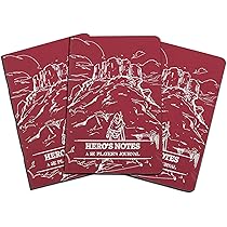 DUNGEON CRAFT Players Journals - Cuaderno Detallado De Personajes