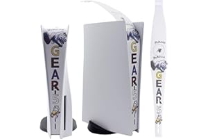 ZOKNES New version 2.0-PS5 Dust Cover Net for PS5 Console - Dustproof Heatsink Barrier for Playstation 5 Optical Drive/Digital Edition - Protects Against Pets Hair and Dust (GEAR 5)