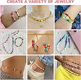 Dazhqp 4mm Glass Seed Beads Kit, 24 Colors for Jewelry Making view 2
