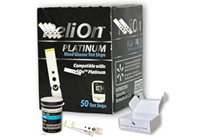 FUSION SHOP STORE SMART CHOICES, MEANINGFUL LIFE! Test Strips, Platinum 50 Count (Pack of 1), Testing Blood Glucose, Boxed by Fusion Shop Store