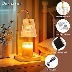 Candle Warmer Lamp with Timer and 2 Bulbs