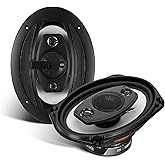 BOSS Audio Systems R94 6 x 9 Inch Car Door Speakers - 500 Watts (per Pair), Coaxial, 4 Way, Full Range, 4 Ohms, Sold in Pairs