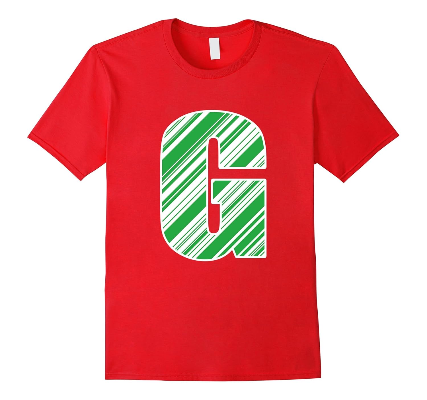 Alphabet G Letter Peppermint Green Candy Letter Initial Tee-ANZ