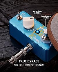 LEKATO Mini Pitch Shifter Pedal, Harmonizer Guitar