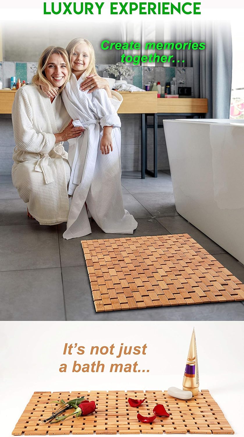 Bamboo Bath Mat Target
 - Amazon Com Natural Bamboo Wood Bath Mat Door Mat And Kitchen Rug Multi Use For Bathroom Sauna Tub Shower Doorsteps And Textured Floors Kitchen Dining