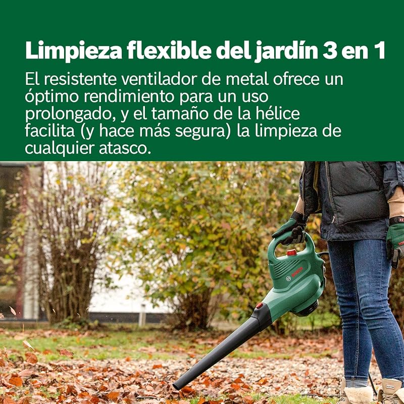aspirador y soplador de hojas eléctrico UniversalGardenTidy 3000