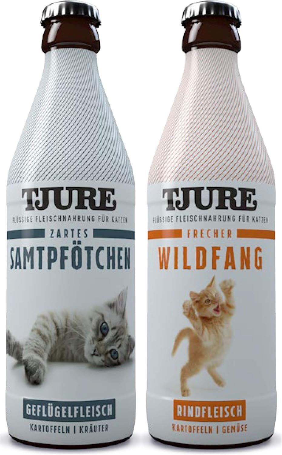 Tjure Flüssigfleischnahrung Zartes Samtpfötchenfrecher Wildfang Mixpaket Flüssiges Katzenfutter In Lebensmittelqualität
