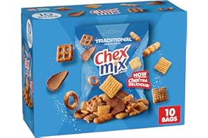 Chex Mix Traditional Snack Mix, 1.75 oz, 10 count